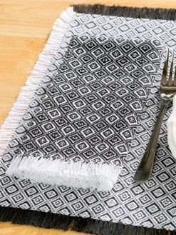 Mountain Weavers Diamond Weave Cotton Napkin, Set of 2