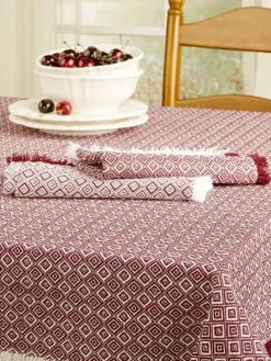 Mountain Weavers Diamond Weave Cotton Napkin, Set of 2