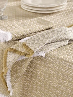 Mountain Weavers Diamond Weave Cotton Napkin, Set of 2