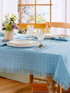 Mountain Weavers Easter Cotton Tablecloth