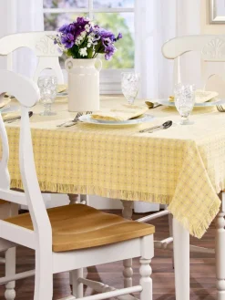 Mountain Weavers Easter Cotton Tablecloth