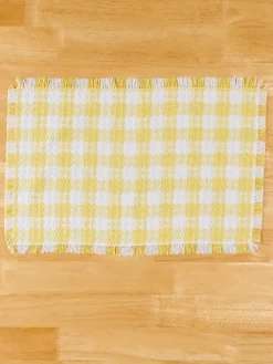 Mountain Weavers Farmhouse Weave Cotton Placemat, Set of 2