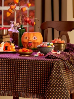 Mountain Weavers Halloween Cotton Tablecloth