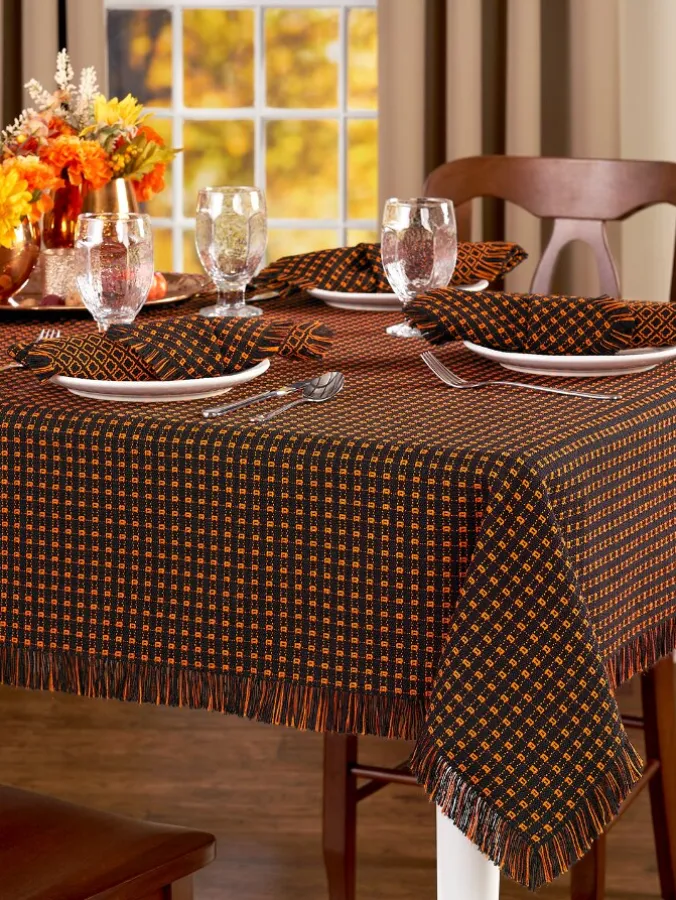 Mountain Weavers Halloween Cotton Tablecloth