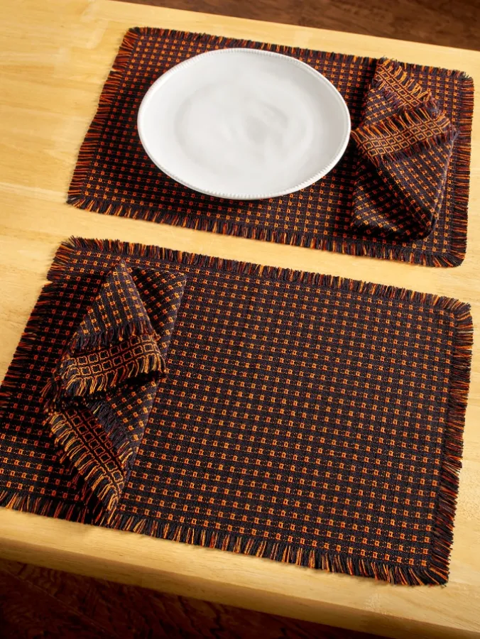 Mountain Weavers Halloween Cotton Placemat, Set of 2