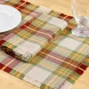 Mountain Weavers Hartland Fall Plaid Weave Cotton Napkin, Set of 2