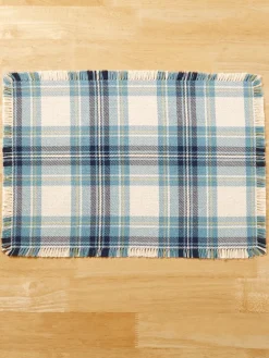 Mountain Weavers Hartland Plaid Cotton Placemat, Set of 2