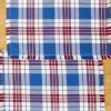 Mountain Weavers Hartland Plaid Patriotic Cotton Placemat, Set of 2