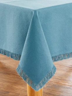 Mountain Weavers Hartland Solid Color Cotton Tablecloth