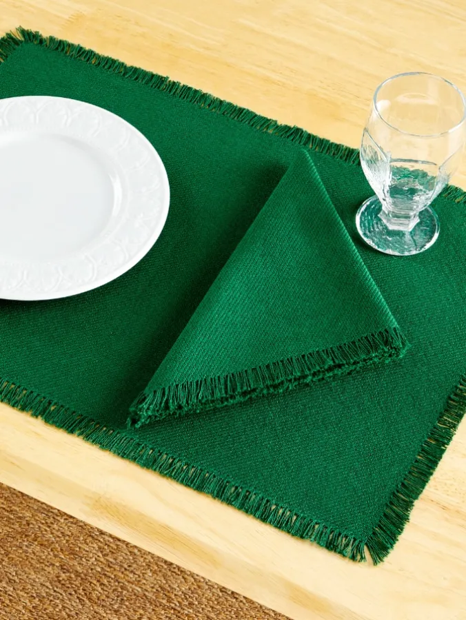 Mountain Weavers Hartland Solid Color Cotton Napkin, Set of 2