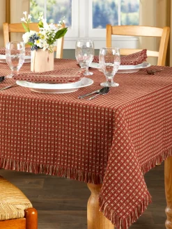 Mountain Weavers Original Mountain Weave Cotton Tablecloth