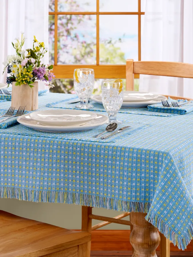 Mountain Weavers Original Mountain Weave Cotton Tablecloth