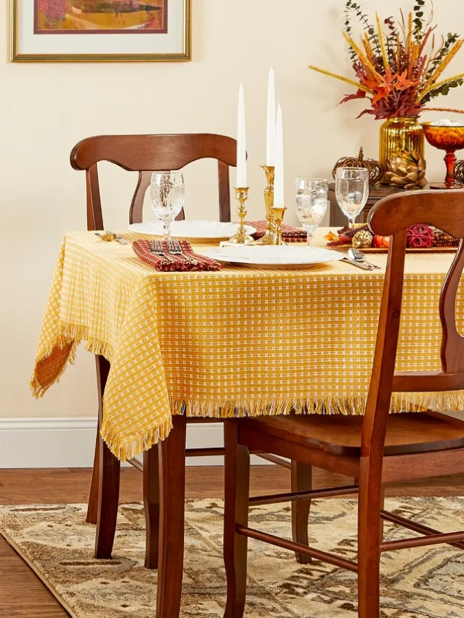 Mountain Weavers Original Mountain Weave Cotton Tablecloth