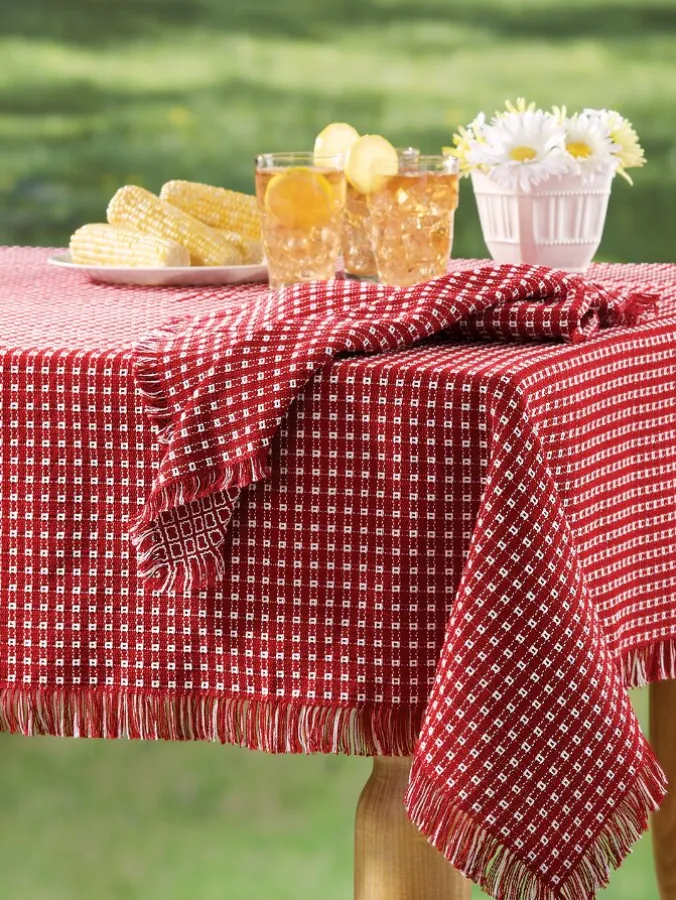 Mountain Weavers Original Mountain Weave Cotton Tablecloth