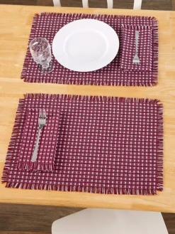 Mountain Weavers Original Mountain Weave Cotton Placemat, Set of 2