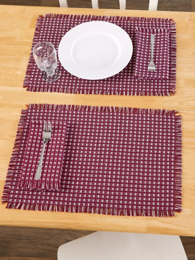 Mountain Weavers Original Mountain Weave Cotton Placemat, Set of 2