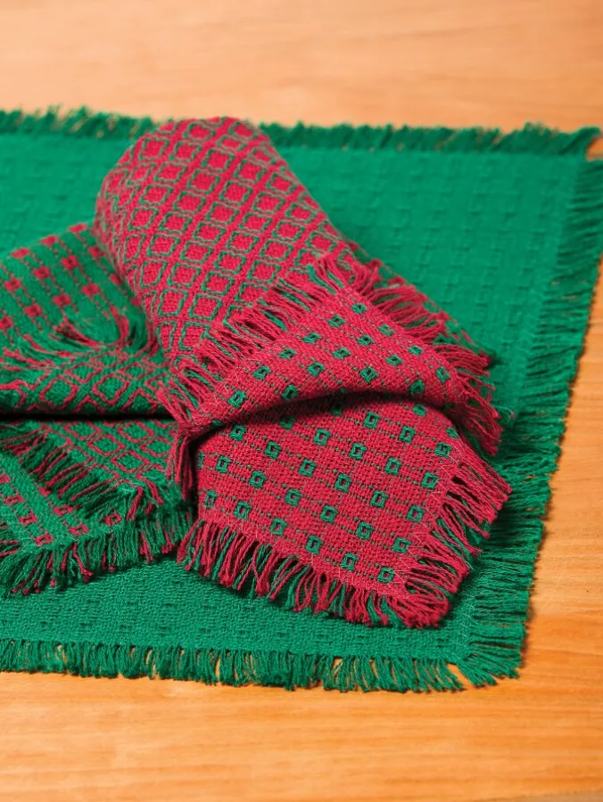 Mountain Weavers Original Mountain Weave Cotton Placemat, Set of 2