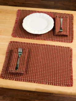 Mountain Weavers Thanksgiving Cotton Placemats, Set of 2
