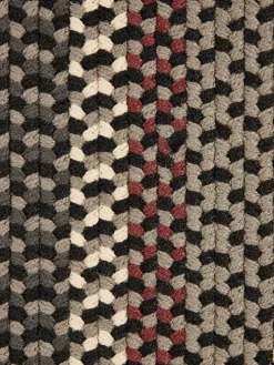 Mount Mansfield Indoor/Outdoor Multicolor Braided Oval Runner