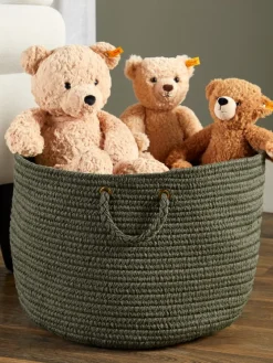 Mount Mansfield Indoor/Outdoor Solid Braided Basket