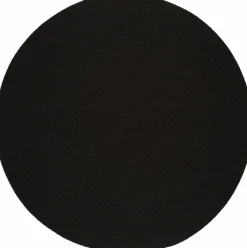 Mount Mansfield Indoor/Outdoor Solid Color Braided Round Rug