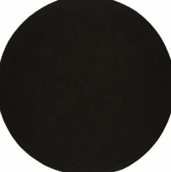 Mount Mansfield Indoor/Outdoor Solid Color Braided Round Rug