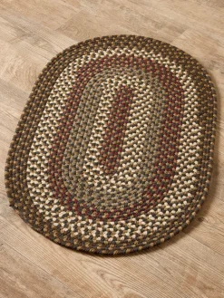 Mount Mansfield Indoor/Outdoor Multicolor Braided Oval Rug