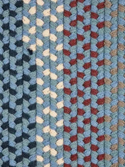 Mount Mansfield Indoor/Outdoor Multicolor Braided Round Rug