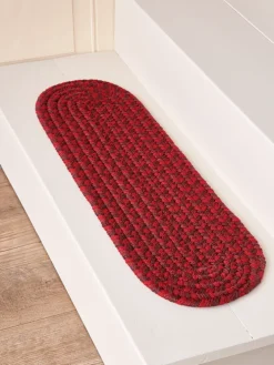 Mount Mansfield Multicolor Braided Oval Stair Tread, Set of 13
