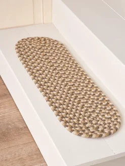 Mount Mansfield Multicolor Braided Oval Stair Tread, Set of 13