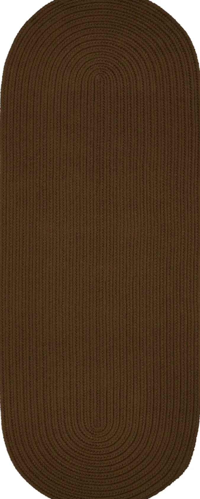 Mount Mansfield Solid Braided Oval Runner