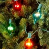 Multicolor Teardrop Christmas Indoor/Outdoor Light String, 10 Lights