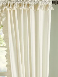 Narrow Ruffles Rod Pocket Priscilla Curtains by CountryCurtains®