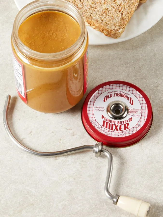 Natural Peanut Butter Stirrer