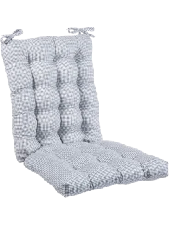 Never-Flatten Essex Check Rocker Cushion Set, In 2 Sizes