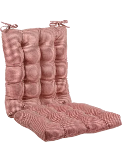 Never-Flatten Essex Check Rocker Cushion Set, In 2 Sizes