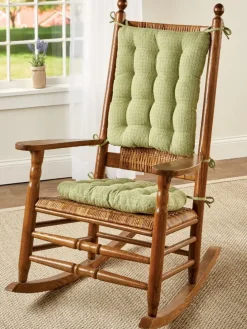 Never-Flatten Original Mountain Weave Rocking Chair Cushion Set, In 2 Sizes