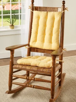Never-Flatten Original Mountain Weave Rocking Chair Cushion Set, In 2 Sizes