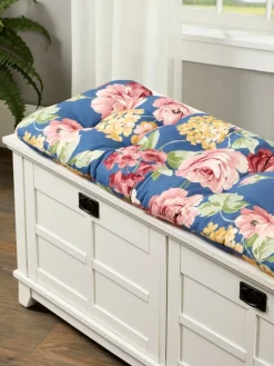 Never-Flatten Tufted Bench Cushion, In 2 Sizes