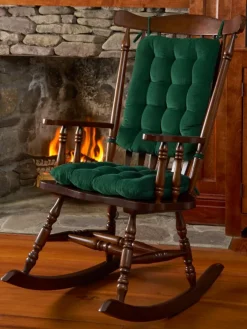 Never-Flatten Tufted Rocker Chair Cushion Set, In 2 Sizes