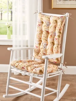 Never-Flatten Tufted Rocker Chair Cushion Set, In 2 Sizes