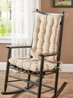 Never-Flatten Tufted Rocker Chair Cushion Set, In 2 Sizes