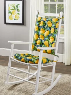 Never-Flatten Tufted Rocker Chair Cushion Set, In 2 Sizes