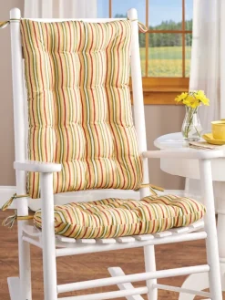 Never-Flatten Tufted Rocker Chair Cushion Set, In 2 Sizes