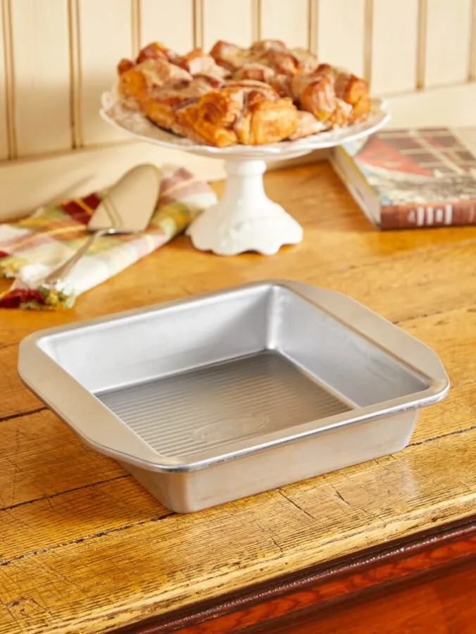 Nonstick Square 8x8 Cake Pan With Handles