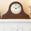 Norwalk Triple-Chime Tambour Mantel Clock