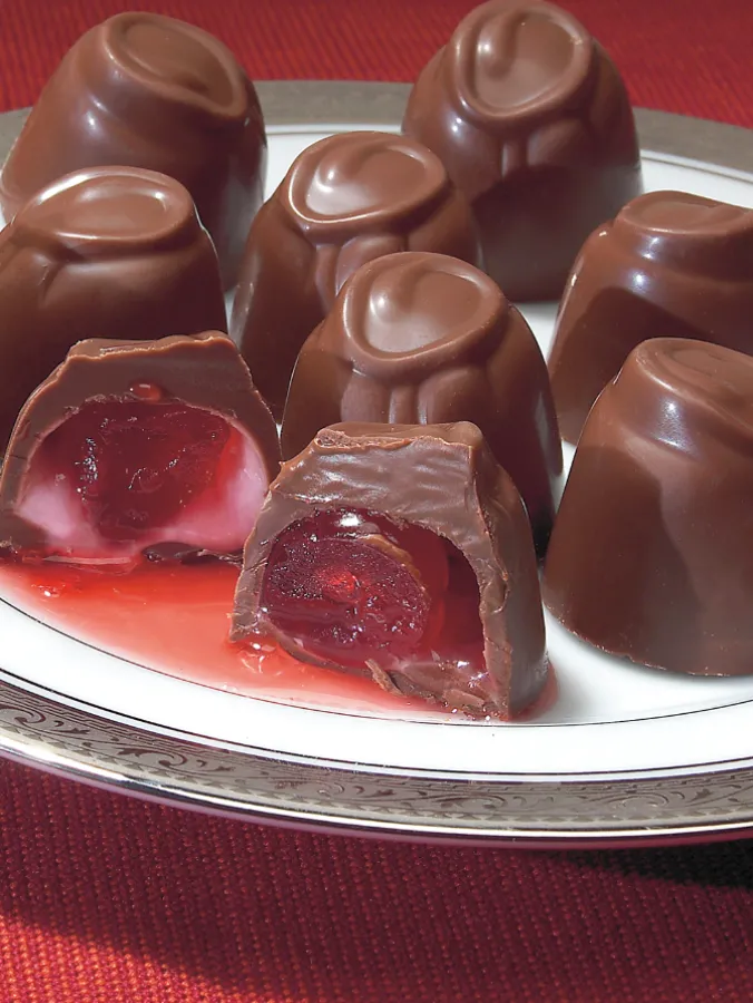 No-Sugar-Added Milk Chocolate Cherry Cordials