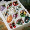Old-Fashioned Glass Christmas Ornament Collection, Set of 12