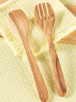 Olivewood Salad Serving Set