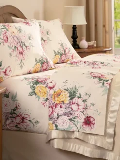 Open-Stock Printed Portuguese Cotton Percale Sheets